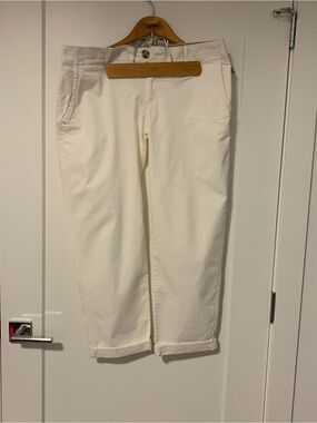 Banana Republic White City Chino Pants